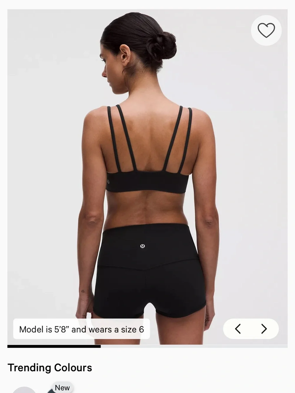 lululemon | NWT | Like a Cloud Bra in Black | Size: 8